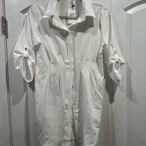 White Button-Up Shirt